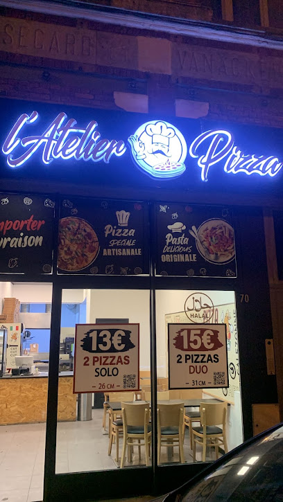 Pizza de L'Atelier Pizza Roubaix - Pizzeria Halal Roubaix à Roubaix